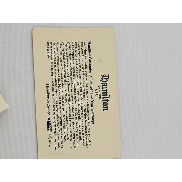 NOS Hamilton Registered 6208 Swiss GP 11J Small Seconds Ladies Watch Mint Runs - Picture 10 of 15